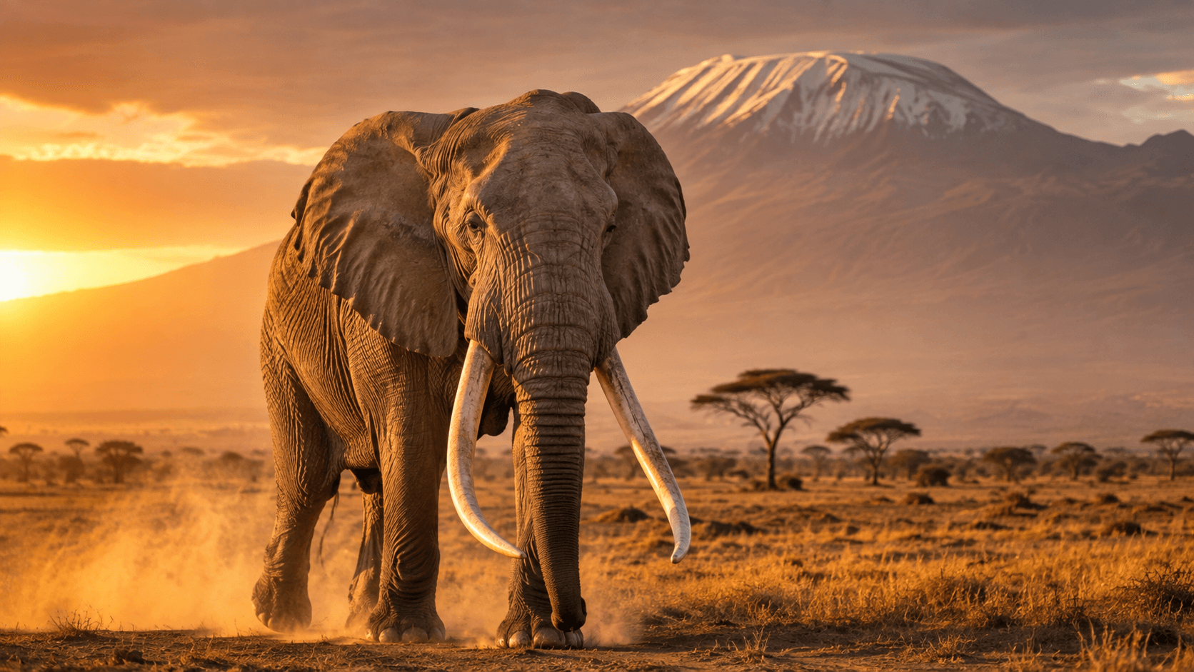 Guests on a dawn game drive through morning mist.
